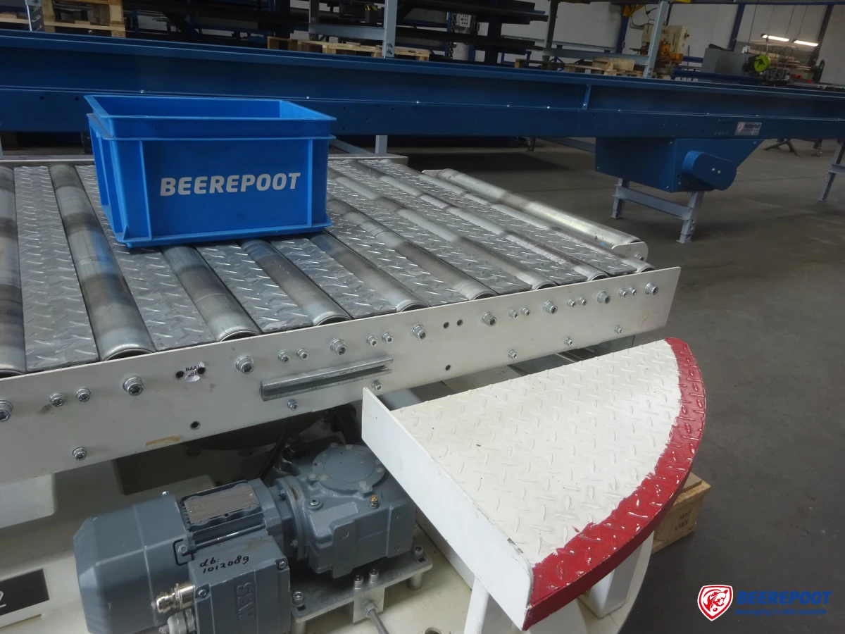 Roterende rollenbaanwissel